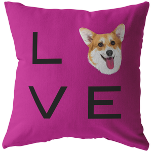 Corgi - LOVE Pillow