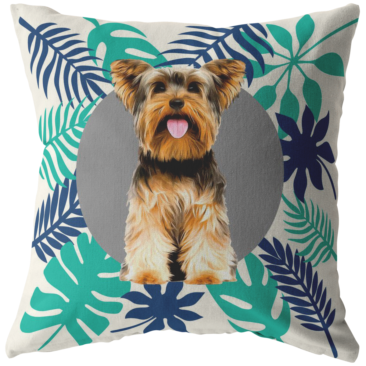 Yorkshire Terrier - Forest Style Pillow – DeeLight Crafts