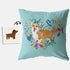 Custom Heart Shape Flower Pillow