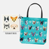 Custom Dog Faces - Tote Bag