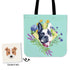 Custom Spring Flowers Design Tote Bag
