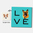 Custom Pet Canvas - LOVE