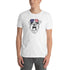 Schnauzer 2 Sunglasses Patriotic American Flag Short-Sleeve Unisex T-Shirt