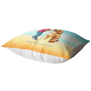 Custom Beach Holiday Pillow