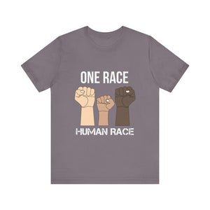 One Race Human Race Short Sleeve Tee - Unisex Equality T-Shirt