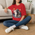 Snowden and Sergeant (Sarge) Schnauzer Mountain Sunset T-Shirt — Vintage Dog Lover Tee