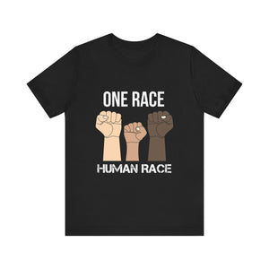 One Race Human Race Short Sleeve Tee - Unisex Equality T-Shirt