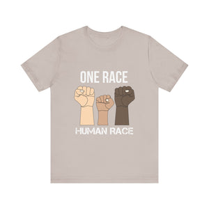 One Race Human Race Short Sleeve Tee - Unisex Equality T-Shirt