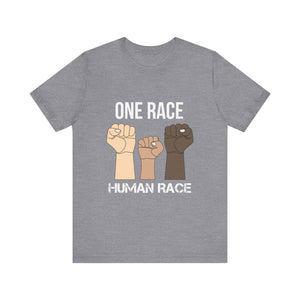 One Race Human Race Short Sleeve Tee - Unisex Equality T-Shirt