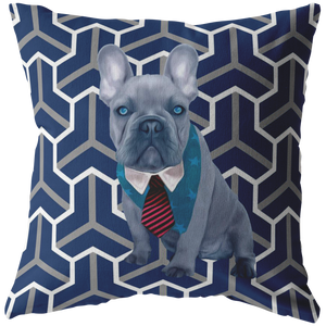 French Bulldog - Geometric Style 3 - Pillow