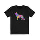 German Shepherd Shirt, Watercolor Splatter, Unisex Shirt, German Shepherd Gifts, German Shepherd Lover