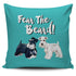 Miniature Schnauzers "Fear The Beard" Pillows