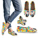 French Bulldog Casual Shoes - Colourful Leaves