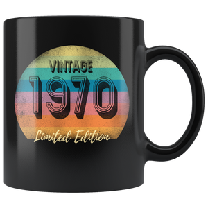 Vintage Mug Limited Edition Year 1960 1970 1980 1990 2000, Millennium Mug, Birthday Gift, Birthday Mug