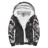 Custom Grey Camouflage Sherpa Hoodie