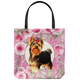 Custom Roses Garden Tote Bag