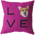 Corgi - LOVE Pillow