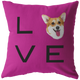 Corgi - LOVE Pillow