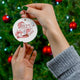 Santa Claus Toilet Paper Ceramic Ornaments, Christmas Ornament 2020, 2020 Memorabilia, Toilet Paper Ornament, Stocking Stuffer