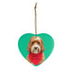 Custom Ceramic Ornaments - Add Red Bandana and Name of Pet! Sample: Reagandoodle