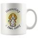 Namastay 6 Feet Away Beagle Yoga Dog Mug Social Distancing  Funny Quote