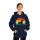 Jack Russell Hoodie Sunset Vintage Unisex Heavy Blend™ Hooded Sweatshirt