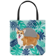 Corgi - Forest - Tote Bag