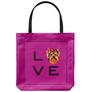 Yorkshire Terrier - LOVE Tote Bag