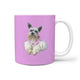 Custom Mug - Feature Your Own Pet - Pink Background