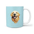 Golden Retriever Face Smiling - Mug
