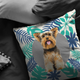 Yorkshire Terrier - Forest Style Pillow