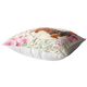 Long Haired Dachshund - Roses Garden Pillow