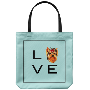 Yorkshire Terrier - LOVE Tote Bag