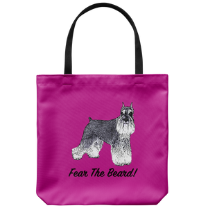 Miniature Schnauzer - Fear The Beard - Tote Bag