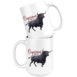 Oxpicious Mug, Year of the Ox Mug, Year 2021 Mug, Lunar New Year 2021 Mug