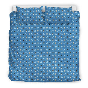 Custom Bedding Set - Pet Faces Pattern (Background color can be anything)