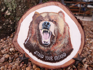 Stand Your Ground - Handpainted Acrylic Painting