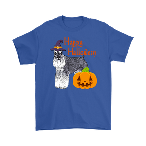 Happy Halloween - Miniature Schnauzer Witch Pumpkin Unisex T-Shirt