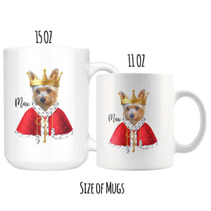 Custom Mug - Royal King Coronation Robe and Crown