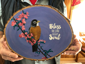 Bless The Lord Oh My Soul - Handpainted Acrylic Painting