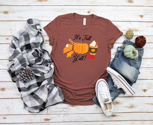 It's Fall Y'all T-Shirt, Fall Shirt, Autumn Shirt