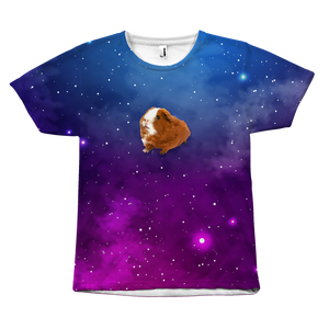 Extraordinaire Guinea Pig in Galaxy - All Over Print T-Shirt