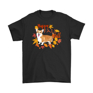 Happy Fall Y'all Corgi Unisex T-Shirt
