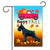 HAPPY FALL Garden Flag - Giant Schnauzer Red Truck Pumpkin Colorful Leaves