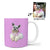 Custom Mug - Feature Your Own Pet - Pink Background