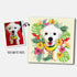 Custom Pet Portrait Canvas - Tropical Style