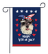 Custom Patriotic Garden or House Flag - Happy 4th July