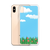 Custom iPhone Case - Blue Sky Red Flower