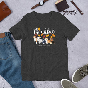 Thankful for Efurrything Thanksgiving Autumn/ Fall Season Short-Sleeve Unisex T-Shirt