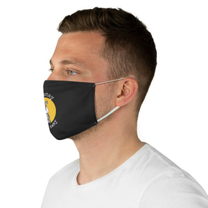 Namastay 6 feet Away Fabric Face Mask, Schnauzer Face Mask, Washable Reusable Face Mask